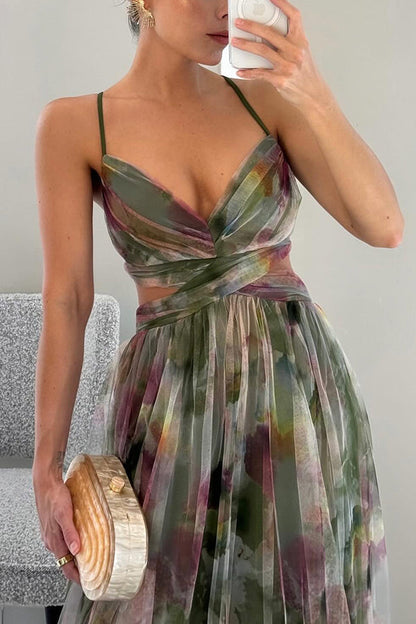 AMARA | Maxi-jurk met Bloemenprint