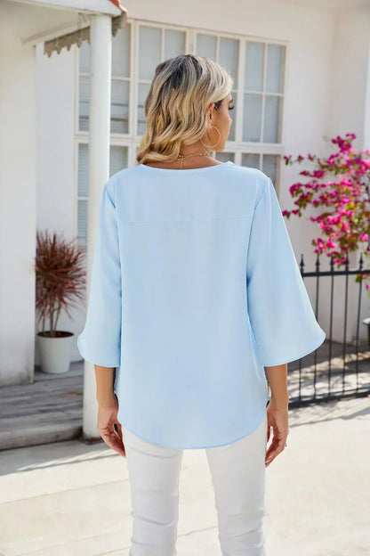 JULIETTE | Dames Blouse met V-hals