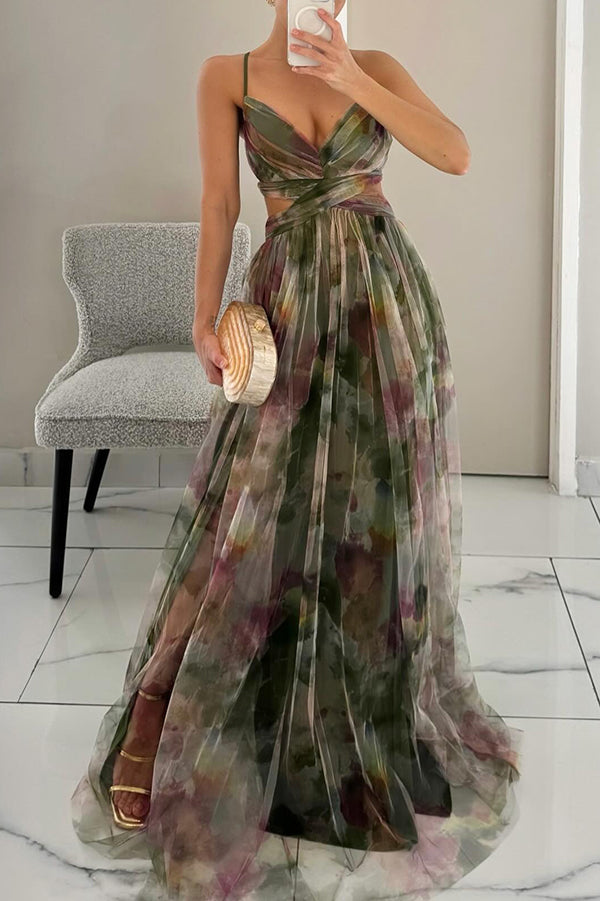 AMARA | Maxi-jurk met Bloemenprint