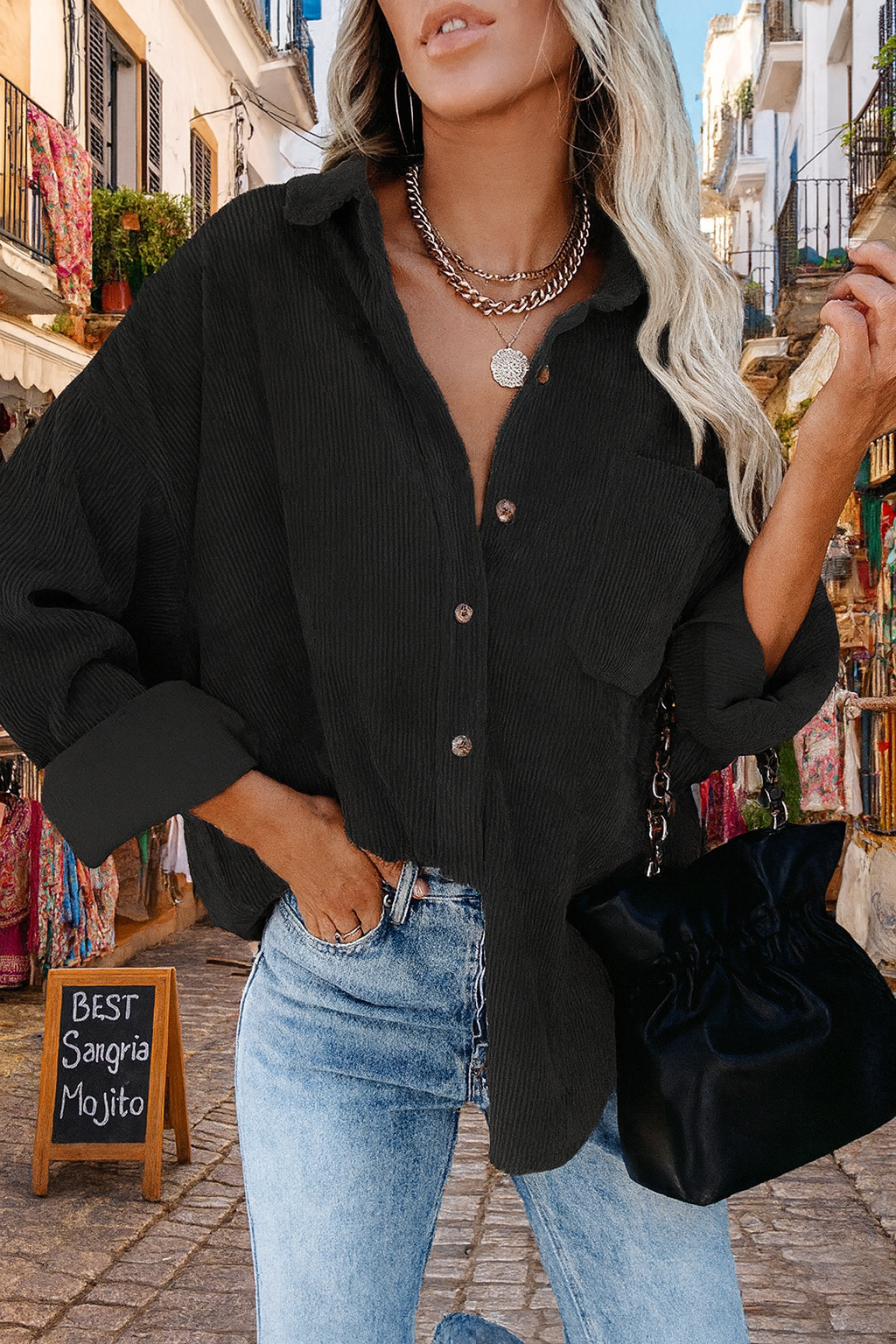 Isla Oversized Autumn Blouse