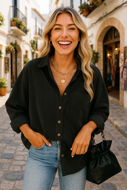 Isla Oversized Autumn Blouse