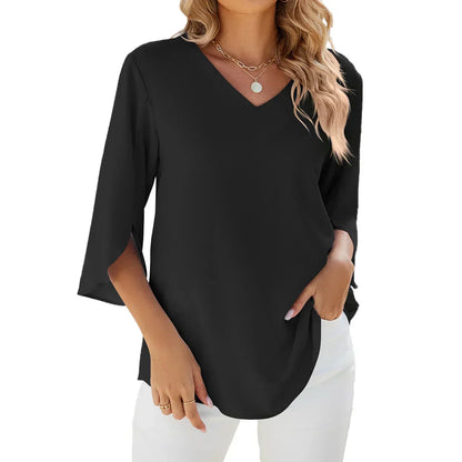 JULIETTE | Dames Blouse met V-hals