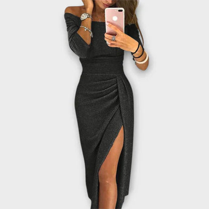 Mila – Elegante Off-Shoulder Jurk